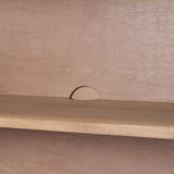Sorina Reverse Fluted Light Brown Wood Accent Cabinet from Mercana - Luna Furniture