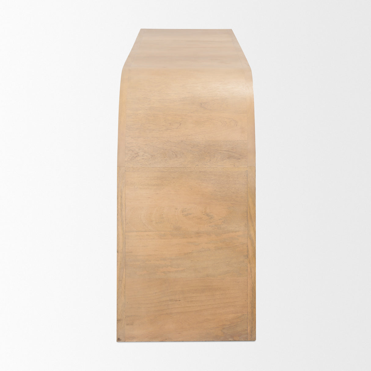Sorina Reverse Fluted Light Brown Wood Sideboard from Mercana - Luna Furniture