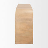 Sorina Reverse Fluted Light Brown Wood Sideboard from Mercana - Luna Furniture