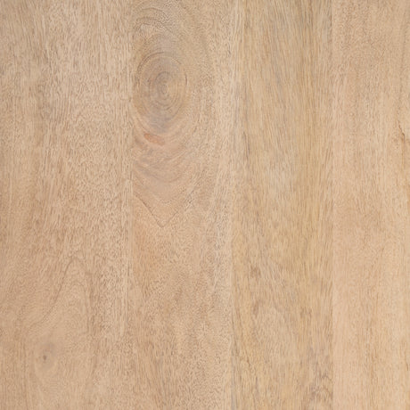 Suri Light Brown Wood W/Glass Doors Arched Curio Cabinet from Mercana - Luna Furniture