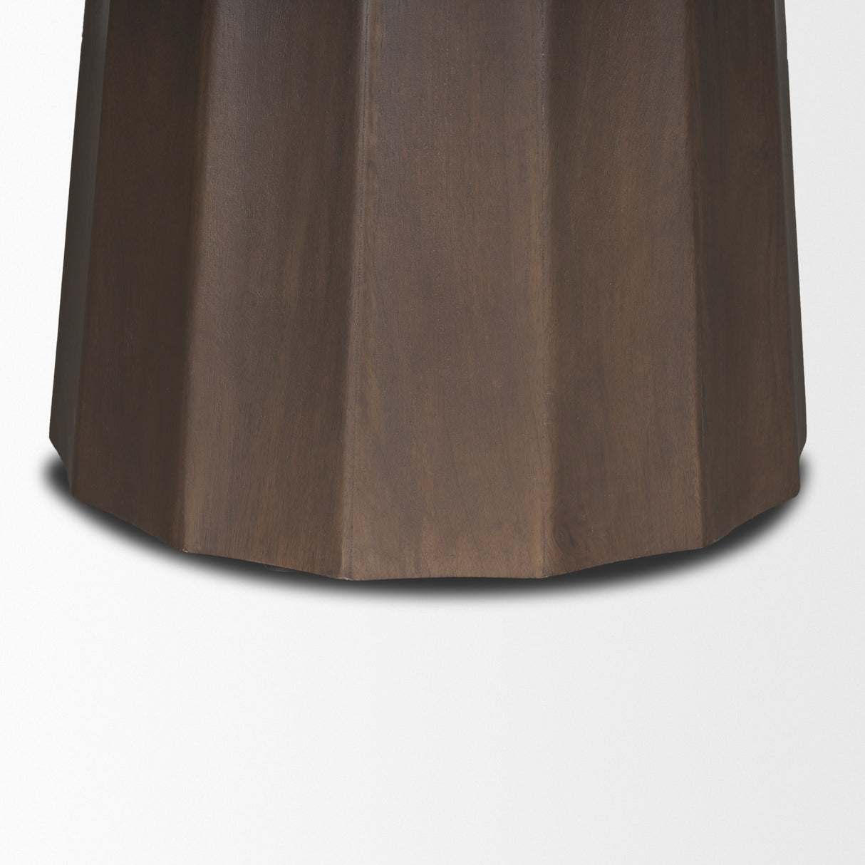Swanson 60" Dark Brown Wood Round Pedestal Dining Table from Mercana - Luna Furniture