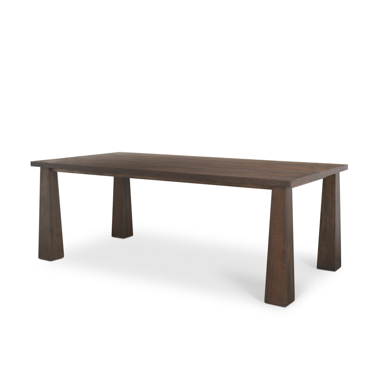 Wolcott Rectangular Dark Brown Solid Wood Dining Table from Mercana - Luna Furniture