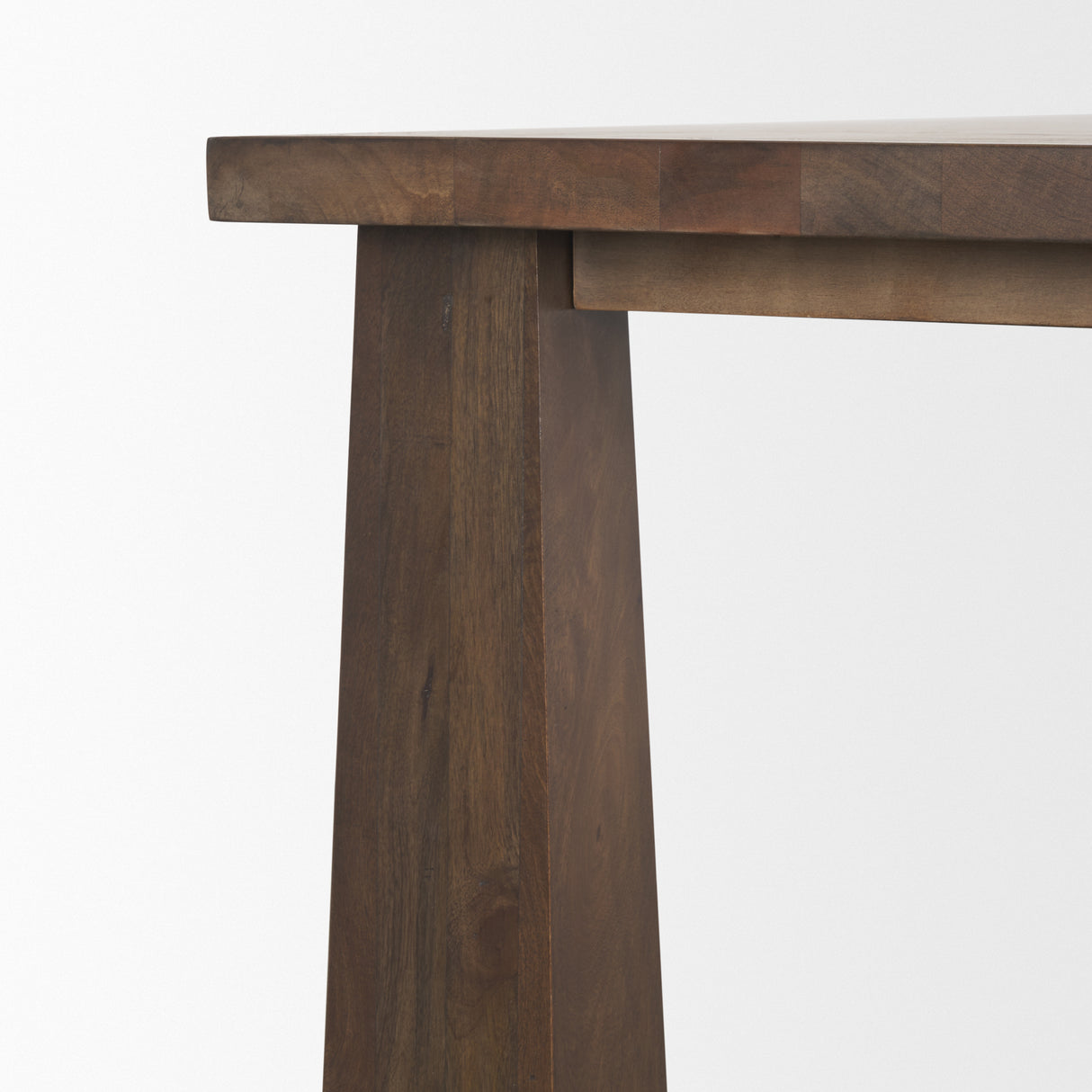 Wolcott Rectangular Dark Brown Solid Wood Dining Table from Mercana - Luna Furniture