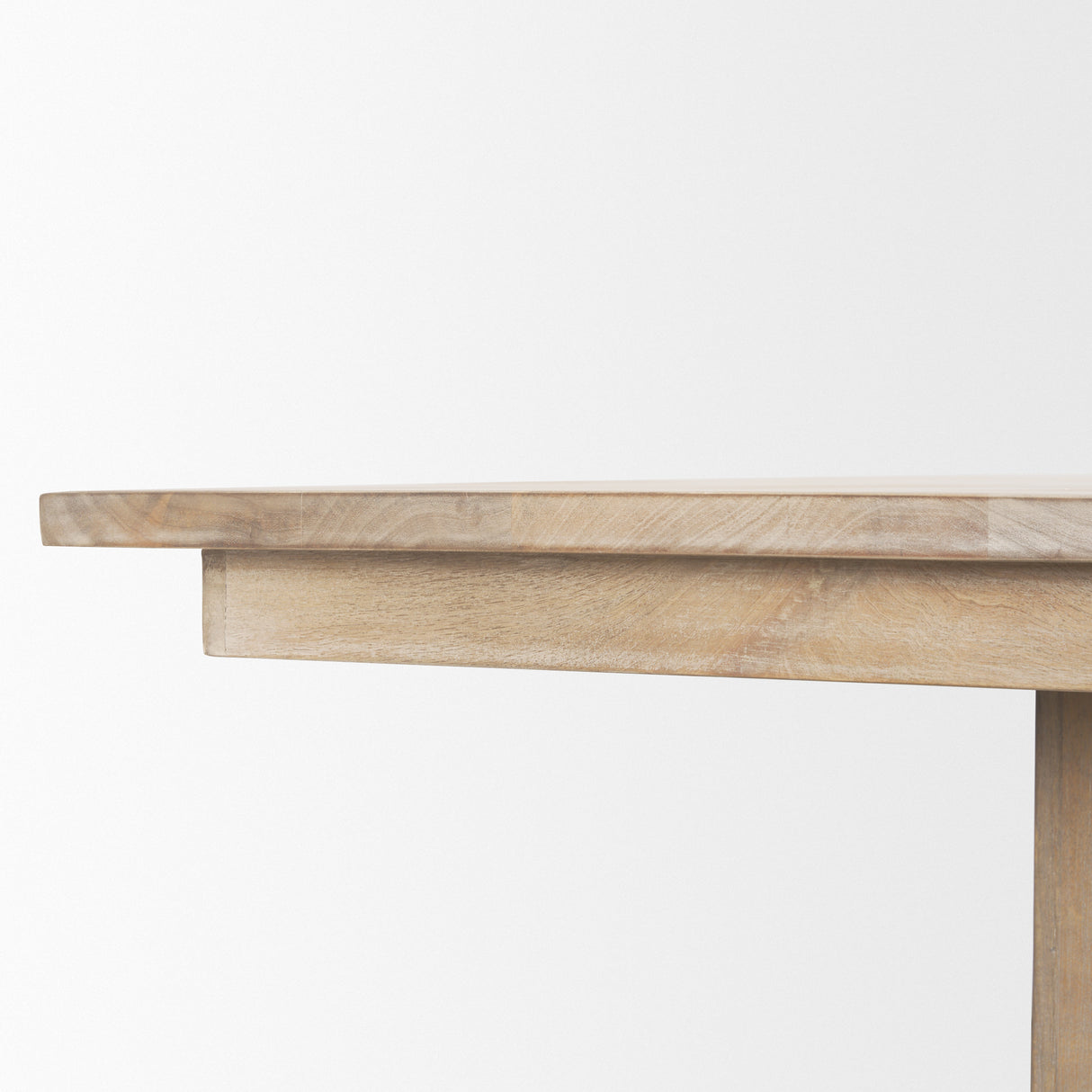 Shivon 84" Rectangular Light Brown Mango Wood W/ Travertine Dining Table from Mercana - Luna Furniture