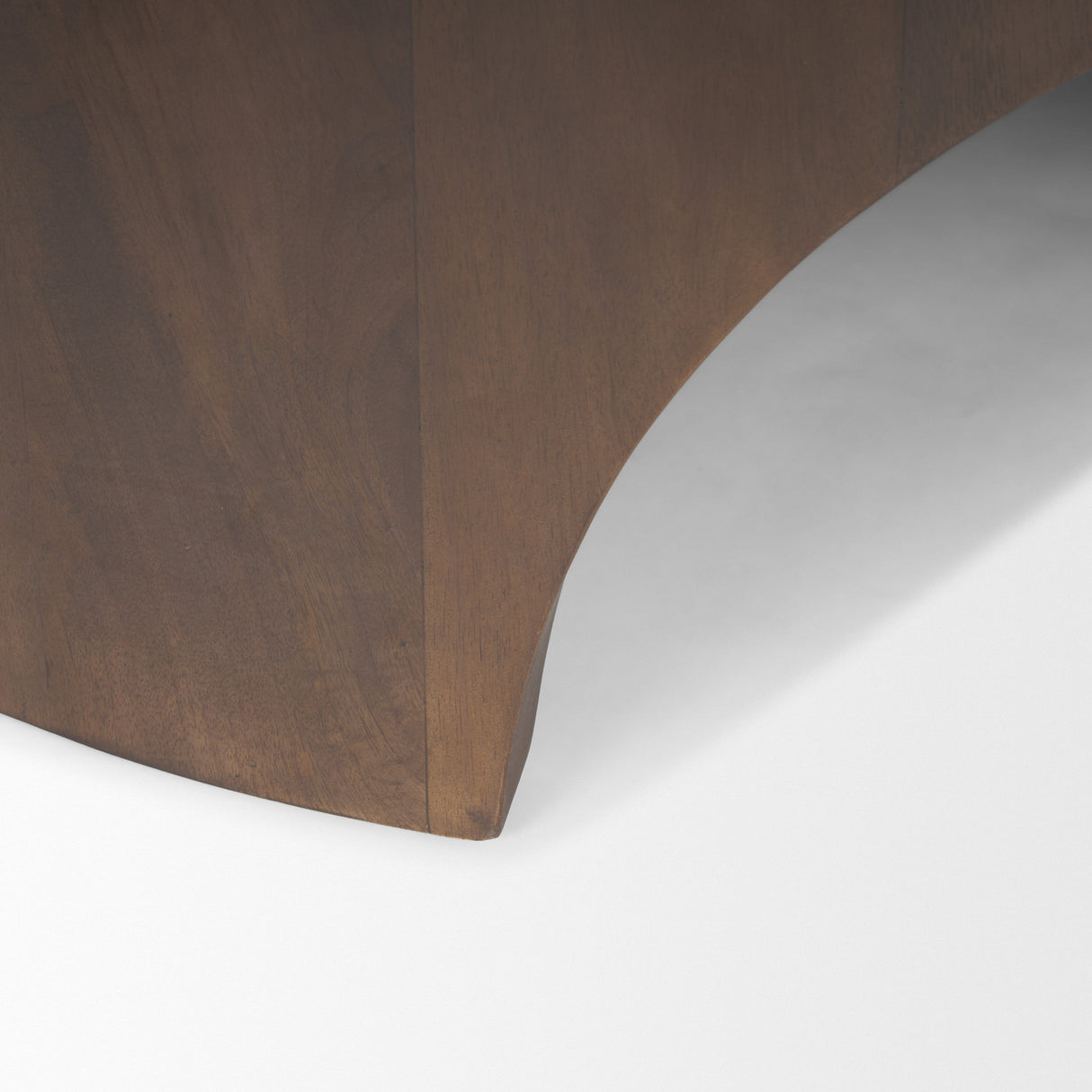 Shima Round Dark Brown Wood W/Arched Legs Coffee Table from Mercana - Luna Furniture