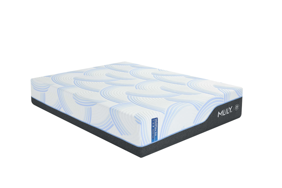 WellFlex ICE White 1.0 Firmer Split Head King Memory Foam Mattress