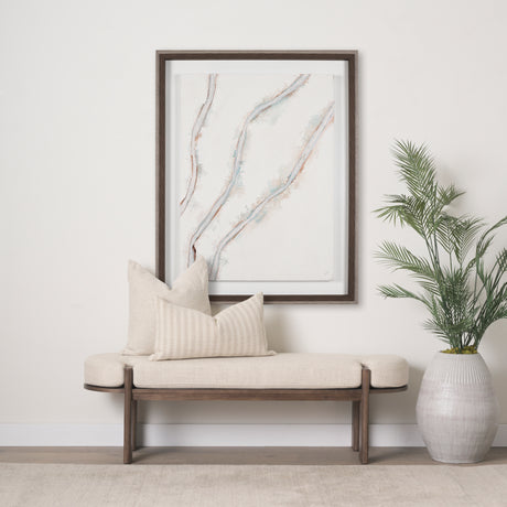 Blue Willow I by Studio M a Framed handmade Original Artwork from Mercana - Luna Furniture