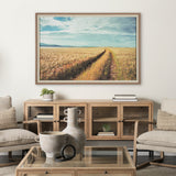 Between The Fields by Matt Roseveare a Hand Embellished Textured Framed Photo Art Print Matted under from Mercana - Luna Furniture