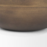 Tomiko Decorative Brass Finished Cast Aluminum Round Bowls from Mercana - Luna Furniture