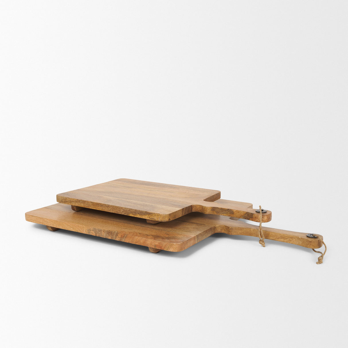 Khana Natural Solid Wood Square Serving Boards from Mercana - Luna Furniture
