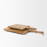 Khana Natural Solid Wood Square Serving Boards from Mercana - Luna Furniture