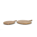 Karana Natural Solid Wood Round Serving Boards from Mercana - Luna Furniture
