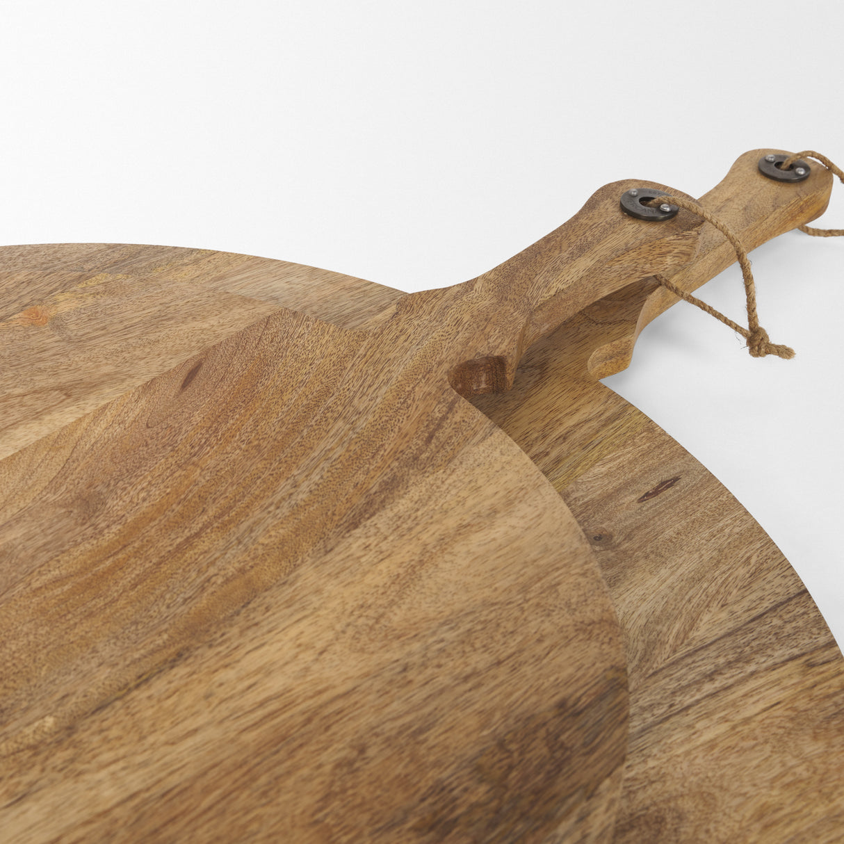 Karana Natural Solid Wood Round Serving Boards from Mercana - Luna Furniture