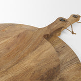 Karana Natural Solid Wood Round Serving Boards from Mercana - Luna Furniture
