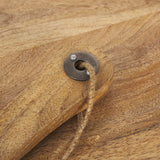 Karana Natural Solid Wood Round Serving Boards from Mercana - Luna Furniture