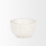 Katora Small Premium Solid White Marble Bowl from Mercana - Luna Furniture