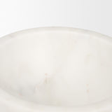 Katora Small Premium Solid White Marble Bowl from Mercana - Luna Furniture