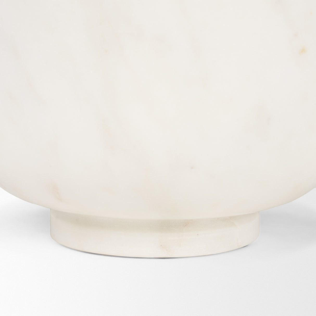 Katora Small Premium Solid White Marble Bowl from Mercana - Luna Furniture
