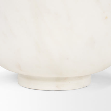 Katora Small Premium Solid White Marble Bowl from Mercana - Luna Furniture
