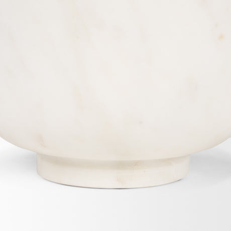 Katora Small Premium Solid White Marble Bowl from Mercana - Luna Furniture