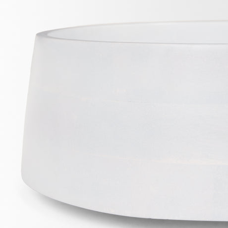 Kadara White Washed Solid Wood Decorative Bowl from Mercana - Luna Furniture