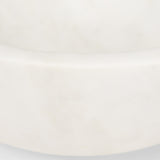 Katora Large Premium Solid White Marble Bowl from Mercana - Luna Furniture