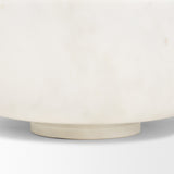 Katora Large Premium Solid White Marble Bowl from Mercana - Luna Furniture