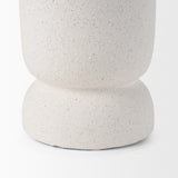 Dylan Tall Textured Off White w/ Handles Ceramic Vase from Mercana - Luna Furniture