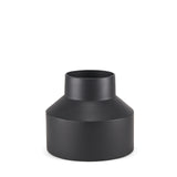 Tosca Medium Matte Black Metal Vase from Mercana - Luna Furniture