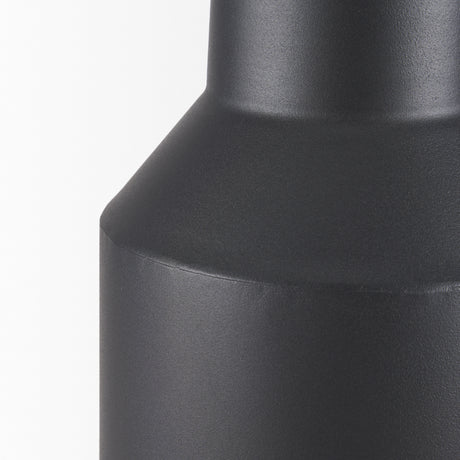 Tosca Tall Matte Black Metal Vase from Mercana - Luna Furniture