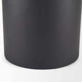 Tosca Tall Matte Black Metal Vase from Mercana - Luna Furniture