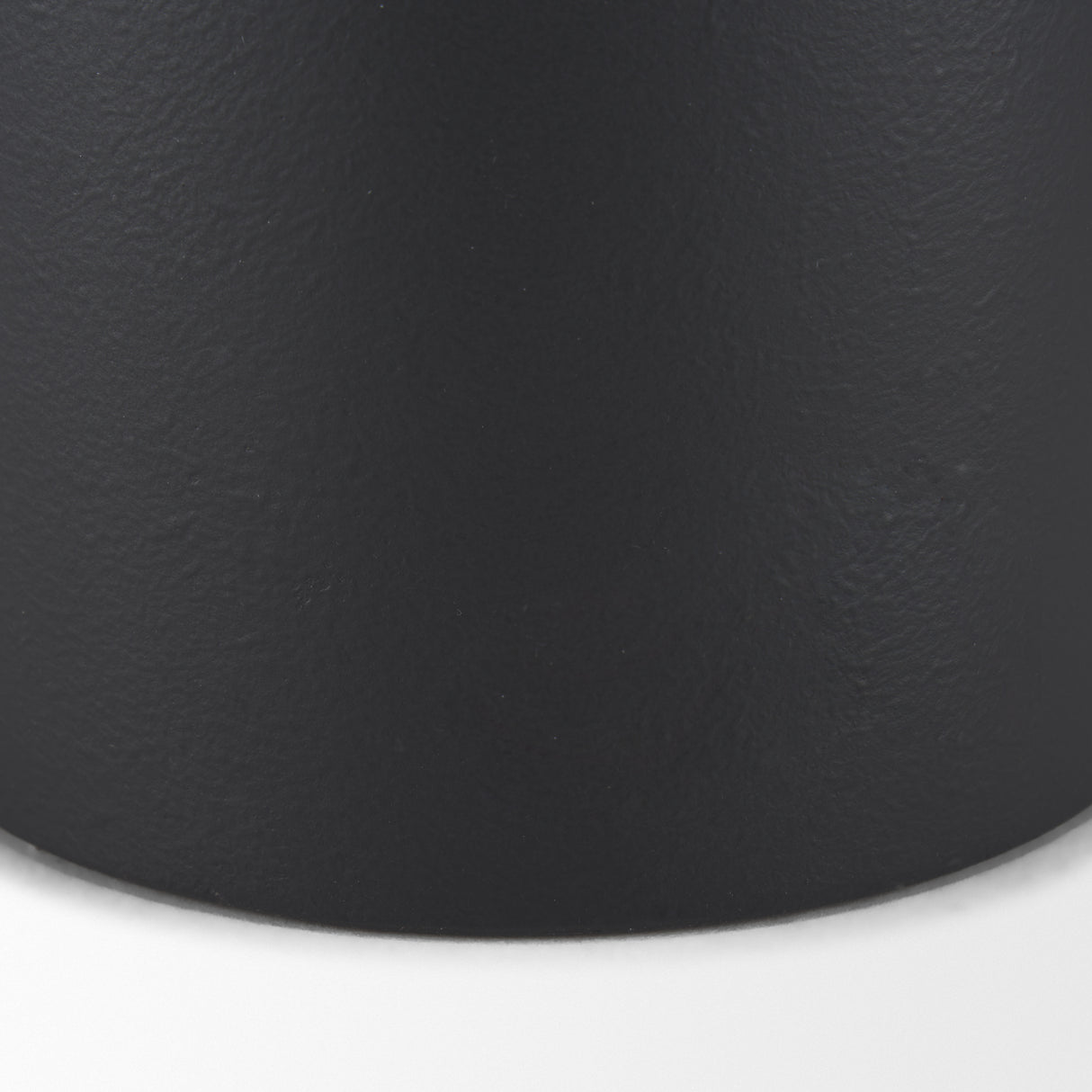 Townley Small White w/ Black Ombre Metal Vase from Mercana - Luna Furniture