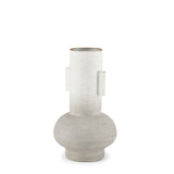 Torres Small Textured Off White w/ Gold Metal Vase from Mercana - Luna Furniture