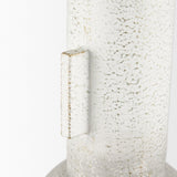 Torres Tall Textured Off White w/ Gold Metal Vase from Mercana - Luna Furniture
