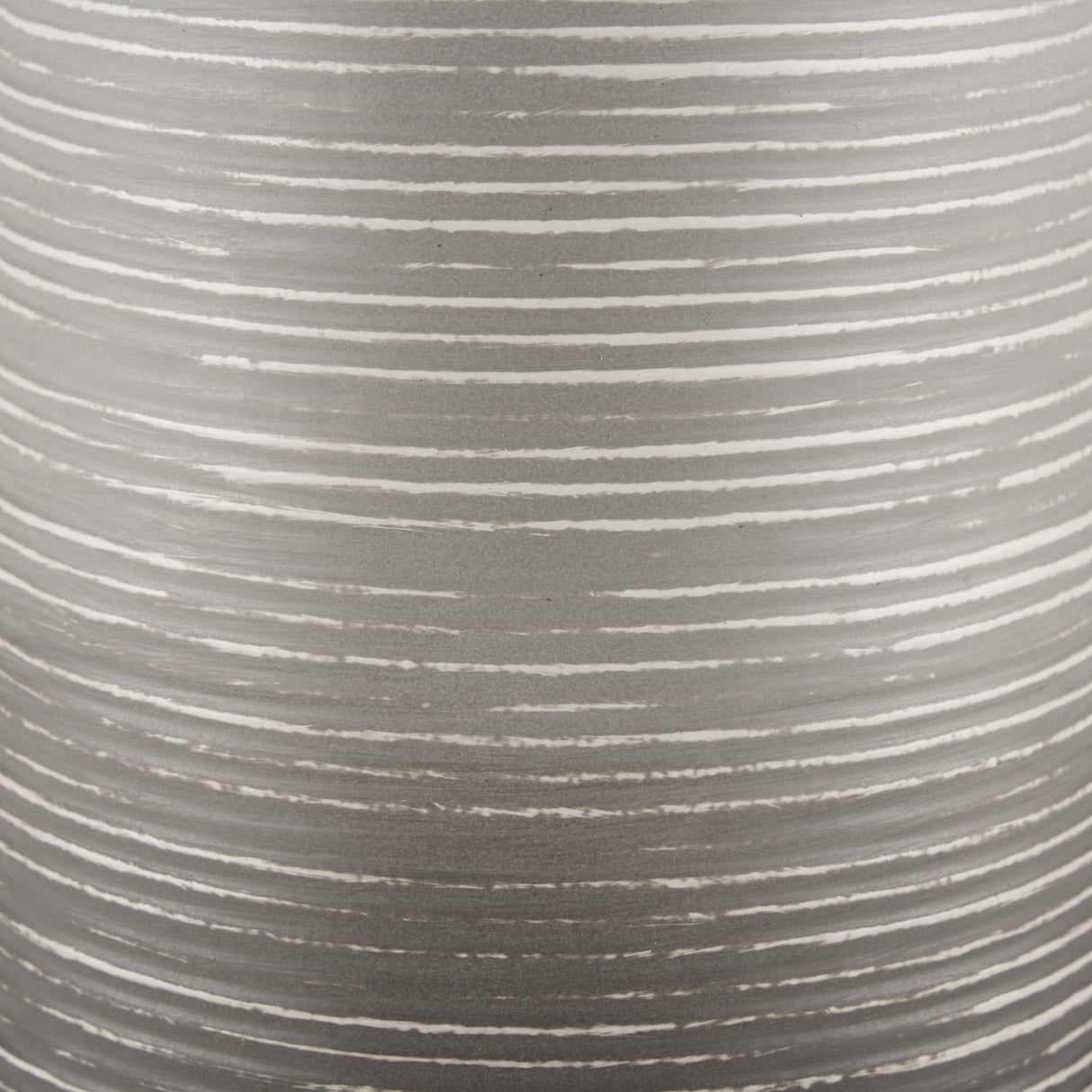 Toru Medium White w/ Grey Ombre Metal Vase from Mercana - Luna Furniture