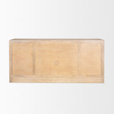 Suri Light Brown Wood w/ Glass Doors Sideboard from Mercana - Luna Furniture