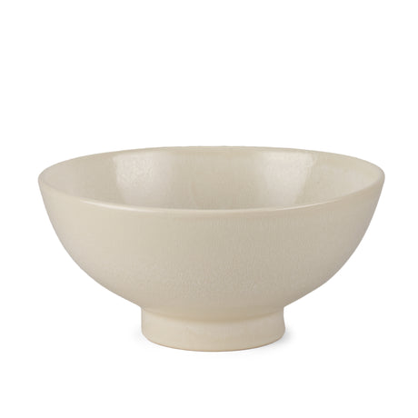 Tyren Cream Glazed Decorative Round Ceramic Bowl from Mercana - Luna Furniture