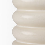 Twyla Tall Cream Glazed Ring Pot from Mercana - Luna Furniture