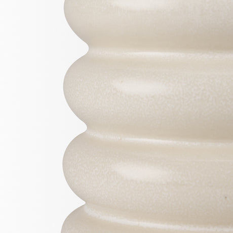 Twyla Tall Cream Glazed Ring Pot from Mercana - Luna Furniture