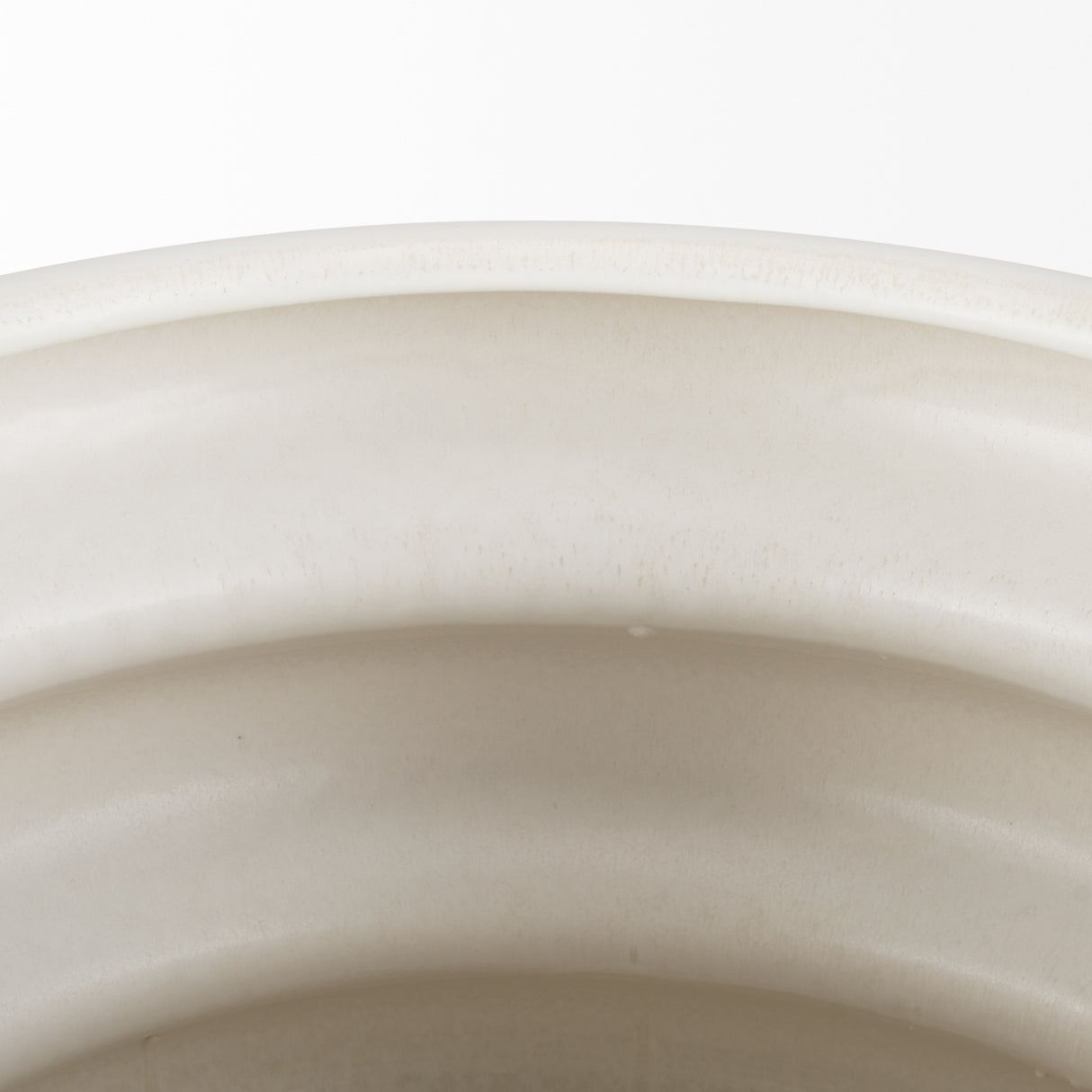 Twyla Tall Cream Glazed Floor Ceramic Vase from Mercana - Luna Furniture