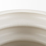 Twyla Tall Cream Glazed Floor Ceramic Vase from Mercana - Luna Furniture