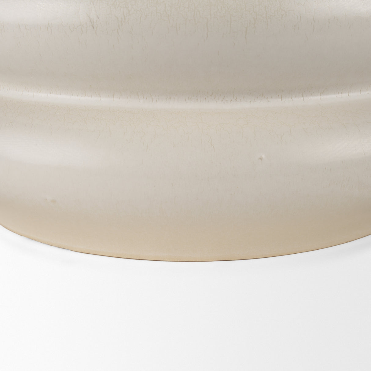 Twyla Tall Cream Glazed Floor Ceramic Vase from Mercana - Luna Furniture