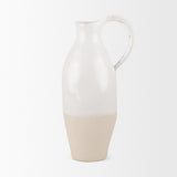 Valora Black Speckled Cream w/ Light Beige Ceramic Jug from Mercana - Luna Furniture