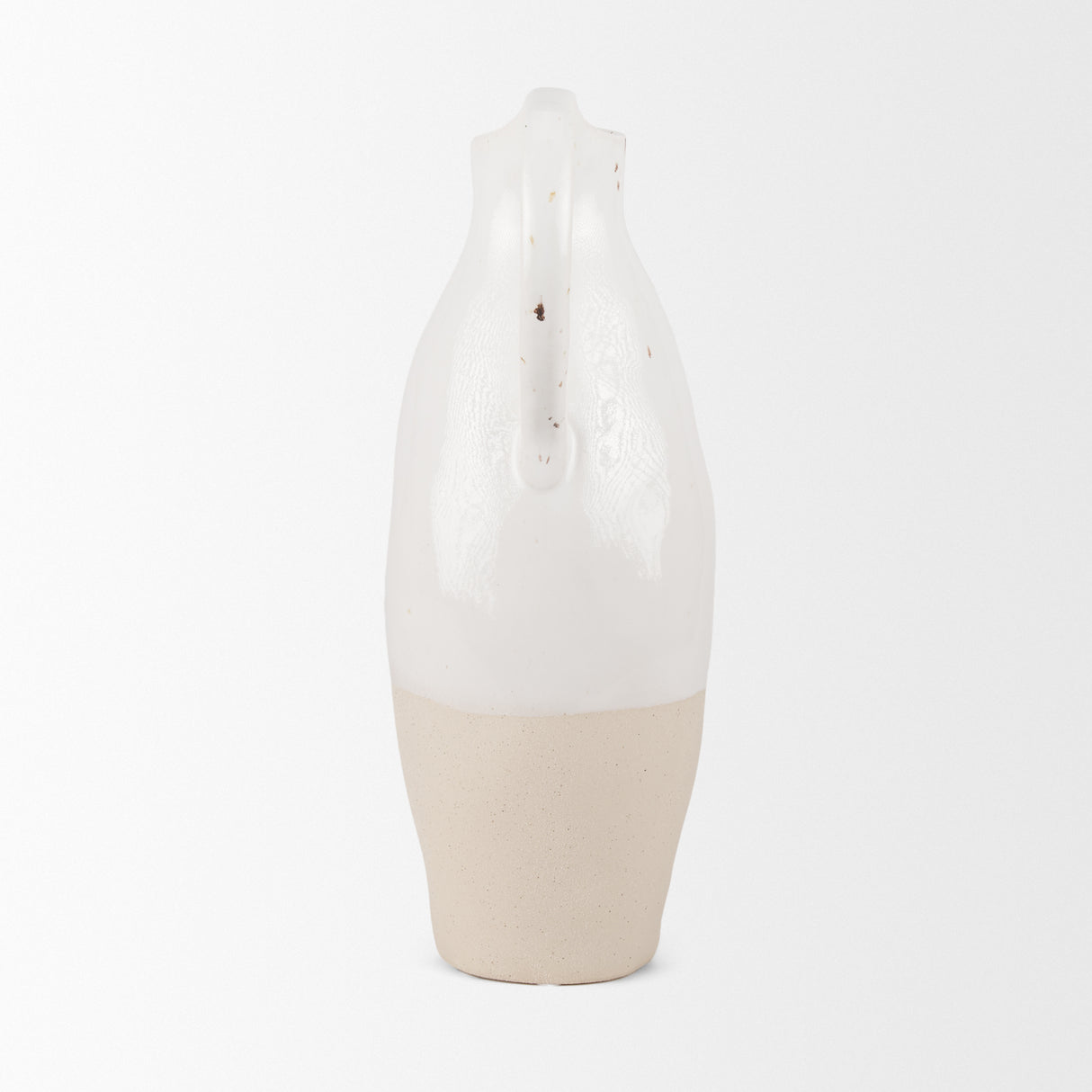 Valora Black Speckled Cream w/ Light Beige Ceramic Jug from Mercana - Luna Furniture