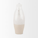 Valora Black Speckled Cream w/ Light Beige Ceramic Jug from Mercana - Luna Furniture