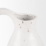 Valora Black Speckled Cream w/ Light Beige Ceramic Jug from Mercana - Luna Furniture