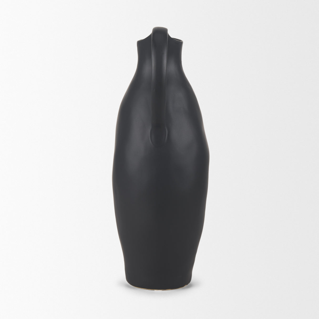 Valora Matte Black Ceramic Jug from Mercana - Luna Furniture