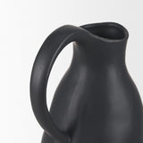Valora Matte Black Ceramic Jug from Mercana - Luna Furniture