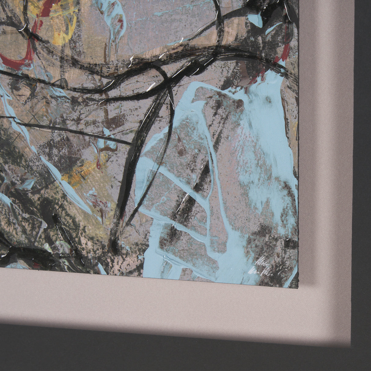 Passtime II by Mercana Studio a Hand Embelished Textured Framed Art Print Matted under Glass from Mercana - Luna Furniture