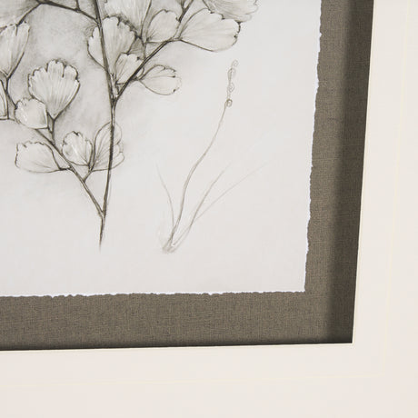 Fern Study IV (Capillus Veneris) Mercana Studio Hand Embelished Framed Art Print Matted under Glass from Mercana - Luna Furniture